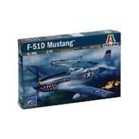ITALERI PLASTIC MODEL KIT F-51D MUSTANG 1:72 - 51-0086S