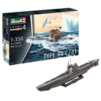 REVELL GERMAN SUBMARINE TYPE VII C/41 1:350