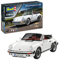 REVELL GIFT SET PORSCHE 911 G-MODEL CABRIO 50TH ANNIV.
