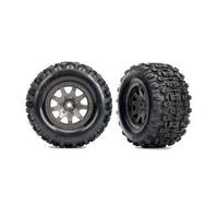 TRAXXAS T&W GRAY WHL SLEDGEHMMR TIRES