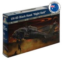 ITALERI PLASTIC MODEL KIT UH-60/MH-60 BLACK HAWK "NIGHT RAID" 1:72 - 51-1328S