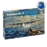 ITALERI PLASTIC MODEL KIT SUNDERLAND MK.III 1:72 AUST.DECALS - 51-1352S