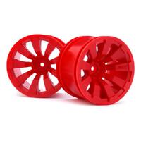 MAVERICK QUANTUM+ XT 3.2IN WHEEL (RED/2PCS)