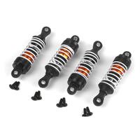 MAVERICK ALUMINUM OIL-FILLED SHOCK ABSORBER SET ORANGE/4PC