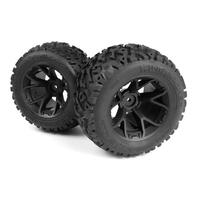 MAVERICK MOUNTED LINEBACKER TYRE ON MT WHEEL (BLACK/2PCS)