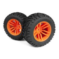 MAVERICK MOUNTED MIXBLOK TYRE ON XT WHEEL (ORANGE/2PCS)