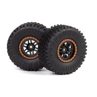 MAVERICK ASSEMBLED WHEEL & TYRE (ORANGE/2PCS)