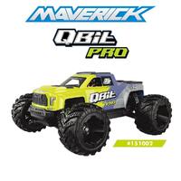 MAVERICK 1/16 QBIT MT PRO MONSTER TRUCK BRUSHLESS -  FLUORO GREEN