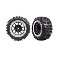 TRAXXAS T&W STN CHRM 2.2/ALIAS REAR TIRE