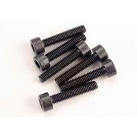 TRAXXAS SCREWS, 3X15MM CAP-HEAD MACHINE (HEX DRIVE) (6) 38-2586