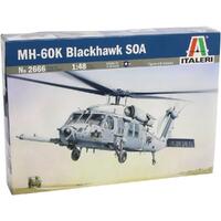 Italeri Mh-60K Blackhawk Soa Plastic Model Kit- 51-2666S