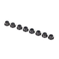 Traxxas Nuts, 3Mm Nylon Locking, Flanged, Black (8)