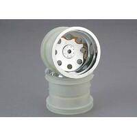 Traxxas Wheels, Chrome 2.2" (Front) (2) 38-3673