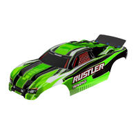 TRAXXAS BODY, RUSTLER, GREEN