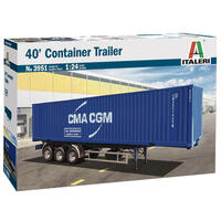 ITALERI 40' CONTAINER TRAILER 1:24 - 51-3951S