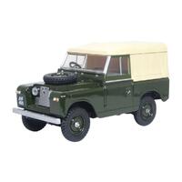 OXFORD 1/43 LAND ROVER SERIES 2 SWB CANVAS - BRONZE AND GREEN