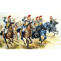 ITALERI PLASTIC MODEL KIT FRENCH HEAVY CAVALRY (NAP. WARS) 1:72 - 51-6003S