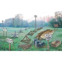 ITALERI PLASTIC MODEL KIT WWII- BATTLEFIELD ACCESSORIES 1:72 - 51-6049S
