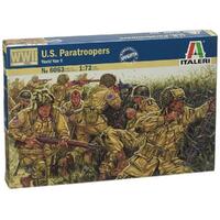 ITALERI PLASTIC MODEL KIT WWII - US PARATROOPERS 1:72 - 51-6063S
