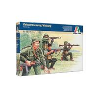 ITALERI PLASTIC MODEL KIT VIETNAM WAR - VIETNAMESE ARMY / VIETCONG 1:72 - 51-6079S