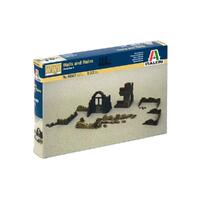 Italeri Plastic Model Kit Walls And Ruins 1:72 - 51-6087S