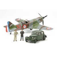 Tamiya D.520 French Aces W/Staff Car