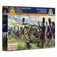 Italeri Plastic Model Kit French Imperial Guard Artillery - Nap. Wars 1:72 - 51-6135S