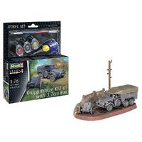 REVELL MODEL SET KRUPP PROTZE KFZ 69 WITH 3,7CM PAK