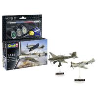 REVELL MODEL SET MESSERSCHMITT BF109E & JU87B STUKA