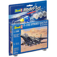 REVELL PLASTIC MODEL KIT F-15E STRIKE EAGLE & BOMBS - 95-63972