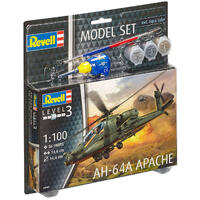 REVELL PLASTIC MODEL KIT AH-64A APACHE 1:100 - 95-64985