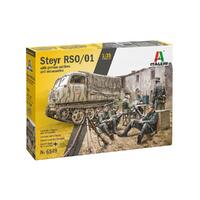 ITALERI PLASTIC MODEL KIT STEYR RSO/01 WITH GERM. SOLDIERS 1:35 - 51-6549S