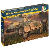 Italeri Plastic Model Kit 15Cm Pzwfer. 42 Auf. Sws - 51-6562S