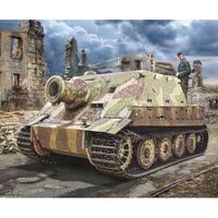 ITALERI PLASTIC MODEL KIT 38CM RW 61 AUS STURMMORSER TIGER TANK 1:35 - 51-6573S