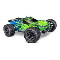 Traxxas Rustler 4X4 Brushless 1/10 Scale RTR Stadium Truck - Green