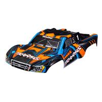 TRAXXAS BODY SLASH 4X4 ORNG/BLUE CLIPLESS