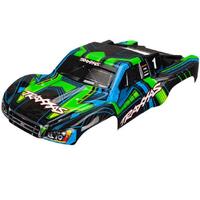 TRAXXAS BODY, SLASH 4X4, GREEN & BLUE - 38-6844X