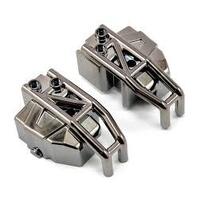 Traxxas Bumper, Front (Black Chrome) (L & R) - 38-6935