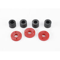 Traxxas Piston, Damper (2X0.5Mm Hole, Red) (4)/ Travel Limiters (4) - 38-7067