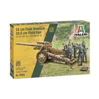 ITALERI 15 CM FIELD HOWITZER/10,5CM FIELD GUN 1:72 - 51-7082S
