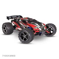 TRAXXAS 1/16 E-REVO 4WD MONSTER TRUCK (BRUSHED) W/ BATTERY, USB-C - RED
