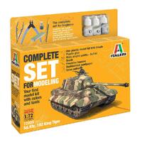 Italeri Complete Set For Modelling King Tiger 1:72