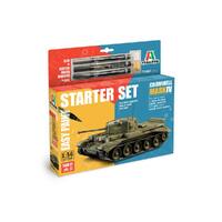 Italeri 75004 Cromwell Mk. IV 1/56 Scale Model Kit with Glue & Paint Markers