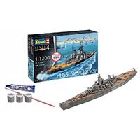 Revell Starter Kit Battleship Uss New Jersey