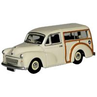 OXFORD 1/76 MORRIS MINOR TRAVELLER - OLD ENGLISH WHITE