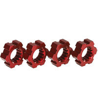 TRAXXAS WHEEL HUBS, HEX, ALUM, (RE-ANODIZED) (4) - 38-7756R