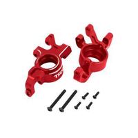 Traxxas Steering Blocks Alum Red