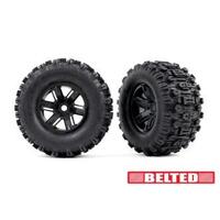 TRAXXAS T&W XMAXX BLK WHL MAXX AT TIRE