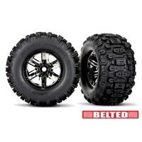 TRAXXAS T&W XMAXX BLK CHRM WHL MAXX AT