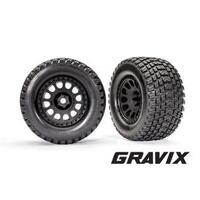 TRAXXAS T&W XRT RACE BLK WHL GRVX TIRE